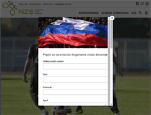 Tablet Screenshot of nzs.si